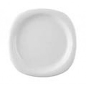 Suomi White Salad Plate 8 in
