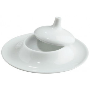 Lunes Individual Butter Dish With Cover Round 4.5 in.