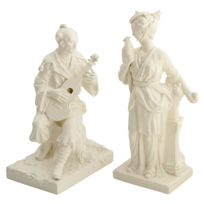 Chinese Figurines (Pair) 16.5" X 8"