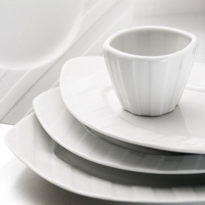 Saturne White Dinner Plate