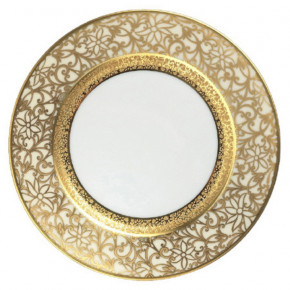 Tolede Ivory/Gold Deep Chop Plate Round 11.61415 in.