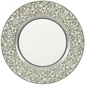Tolede Ivory/Platinum French Rim Soup Plate Round 9.1 in.