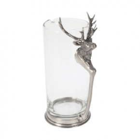 Lodge Style Deer Glass Pitcher