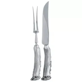 Rustic Antler Western Style Stainless Steel Steak Knife Set Of 6