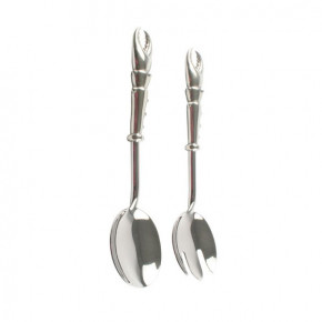 Sea And Shore Pewter Crab Claw Salad Serving Set