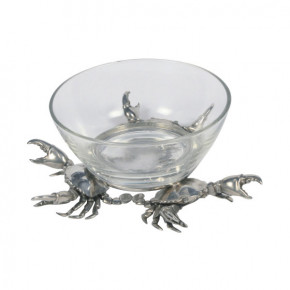 Sea And Shore Crab Glass Dip Bowl, Large