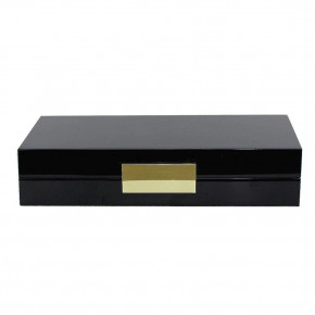 4x9 in Black & Gold Small Storage Box