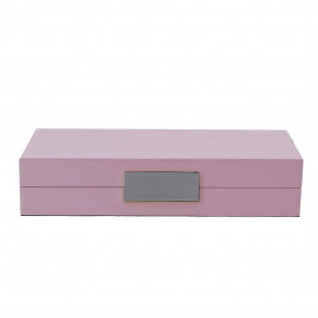 4x9 in Pink & Silver Small Storage Box