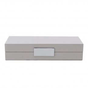 4x9 in Chiffon & Silver Small Storage Box