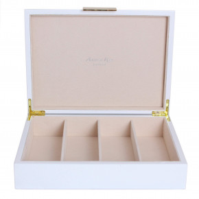 8x11 in White & Gold G Large Storage Box