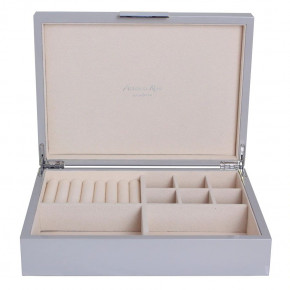 8x11 in Jewelry Chiffon & Silver Large Storage Box