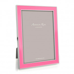 Silver Trim, Electric Pink Enamel Picture Frame