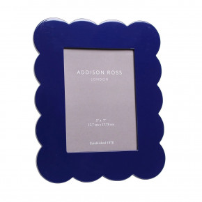 Navy Lacquer Picture Frame 5x7 in
