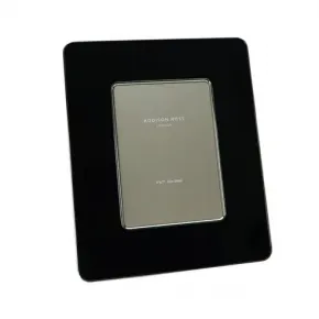 Black & Silver Enamel Studio Photo Frame 5x7 in