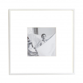 8x8 One Aperture White on Metal Picture Frame