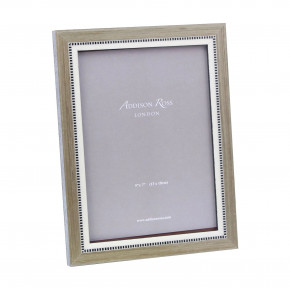 Marquetry Wood Veneer & Mother of Pearl Picture Frame