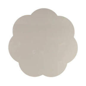 Cappuccino Large Scallop Lacquer Placemats, Set Of 4