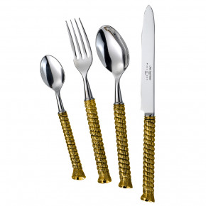 Cordage Gold Stainless Flatware