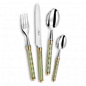 Louxor Gold/Anise Silverplated Flatware by Thomas Bastide