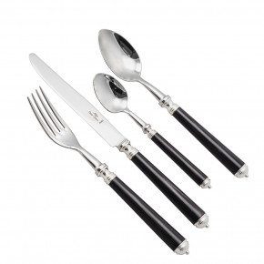 Marbella Black Silverplated Serving Fork