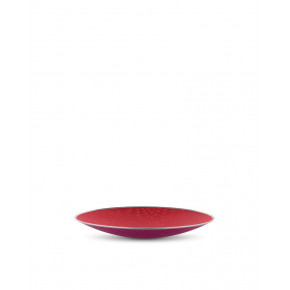 Metal Decorative Bowl - Red and Violet 33cm