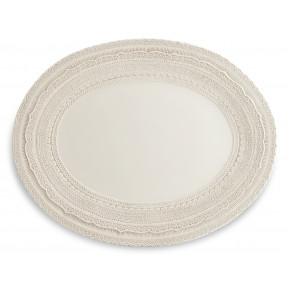 Finezza Cream Large Oval Platter 19" L x 15" W