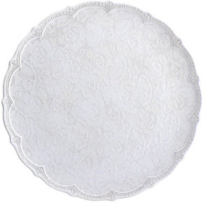 Merletto White Scalloped Charger 12.25 in 
