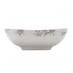 Scavo Off White Small Oval Bowl Set of 2 1.25" H x 4" W