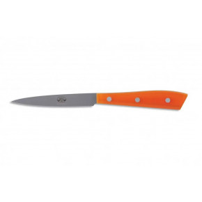 Orange Lucite Compendio Paring Knife Grey Blade