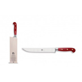 Red Lucite Insieme Carving Knife