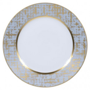 Tweed Grey & Gold Dinner Plate