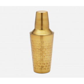 Conway Antique Brass Cocktail Shaker Hammered Metal