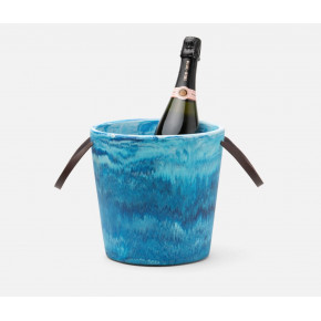 Wesley Blue Swirled Resin Champagne Bucket
