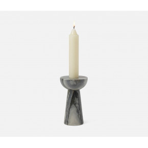 Judith Gray Candle Holder Marble, Pack of 2
