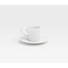 Ariana White Espresso Cup And Saucer, Pack of 4