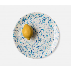 Sconset Mixed Blue Spongeware Dinner Plate, Pack of 4