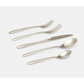 Alba Silver 5-Pc Setting (Knife, Dinner Fork, Salad Fork, Soup Spoon, Tea Spoon)
