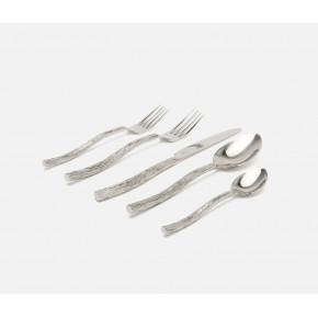 Danele Polished Silver 5-Pc Setting (Knife, Dinner Fork, Salad Fork, Soup Spoon, Tea Spoon)