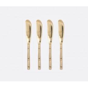 Liliana Polished Gold Cheese Spreaders Set/4