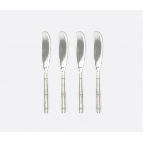 Liliana Polished Silver Cheese Spreaders Set/4
