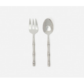 Liliana Polished Silver 2-Pc Serving Set (Serving Spoon, Serving Fork)