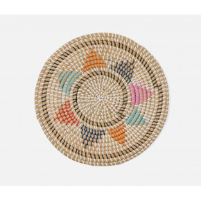 Georgia White Round Placemat Seagrass, Pack of 4