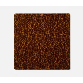 Hartley High-Gloss Square Placemat Faux Tortoise Pack of 2