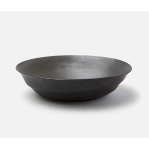 Marcus Black Glaze Tapered Serving Bowl Stoneware Large, Pack of 2