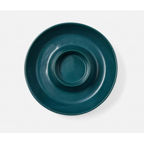 Marcus Midnight Teal Chip And Dip Bowl Stoneware