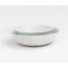 Marcus White Salt Glaze Oblong Serving Bowls Stoneware Set of 2