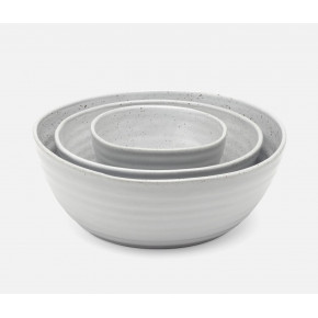 Regina White Salt Glaze Serving Bowls Set/3