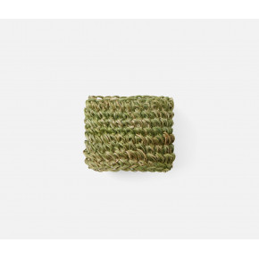 Emmy Green Woven Napkin Ring Crochet Boxed Set of 4