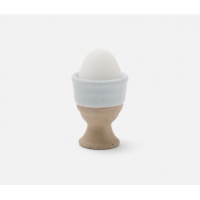 Rivka White Salt Glaze Egg Holder Stoneware, Pack of 4