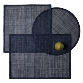 June Dark Navy Placemats and Coasters